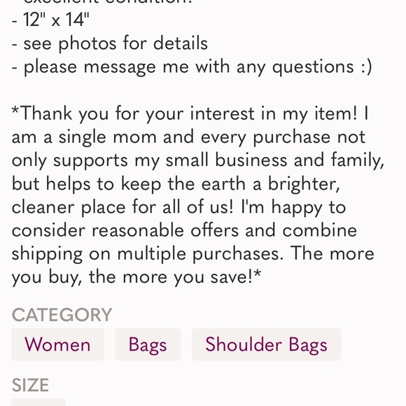 Universal Thread Tote In Faux Leather! Classic Design W/ Pockets! Soft & Yummy! - Picture 9 of 9